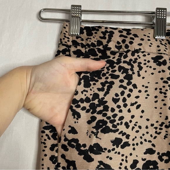 J. Crew Animal Print Wide-Leg Trousers - Picture 6 of 16